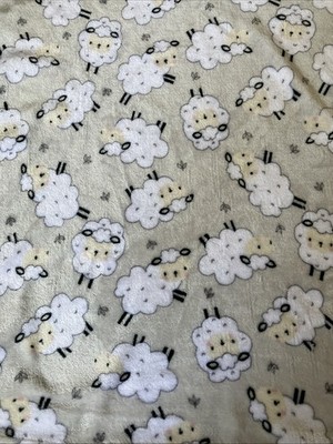 Parent's Choice Lamb Sheep Blanket Gray White Walmart Plush Fleece Baby Lovey