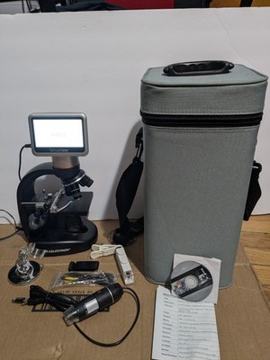 Celestron TetraView  LCD Digital Microscope W/Carrying case - Tested