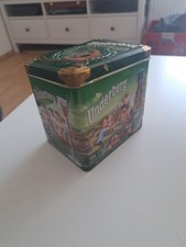 12 Underberg Fl&auml;schchen a`20 ml in Metall-Box, Blechdose, Sammlerdose