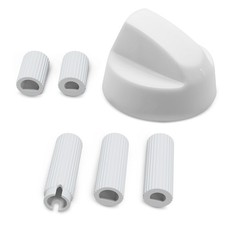 Knebel Drehgriff 43mmØ Drehknopf mit Adaptern Universal für Herd Backofen