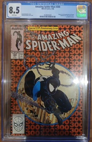 AMAZING SPIDER-MAN # 300 Marvel CGC 8.5  1988 Origin & 1st Full Venom