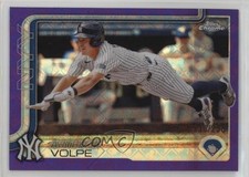 2025 Topps Chrome Logofractor Edition Purple Refractor 236/250 Anthony Volpe 1aj