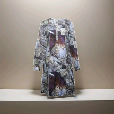Brigitte von Boch Kleid, Blusenkleid BUNT, Baumwolle /Seide Gr.36/S -TOP  