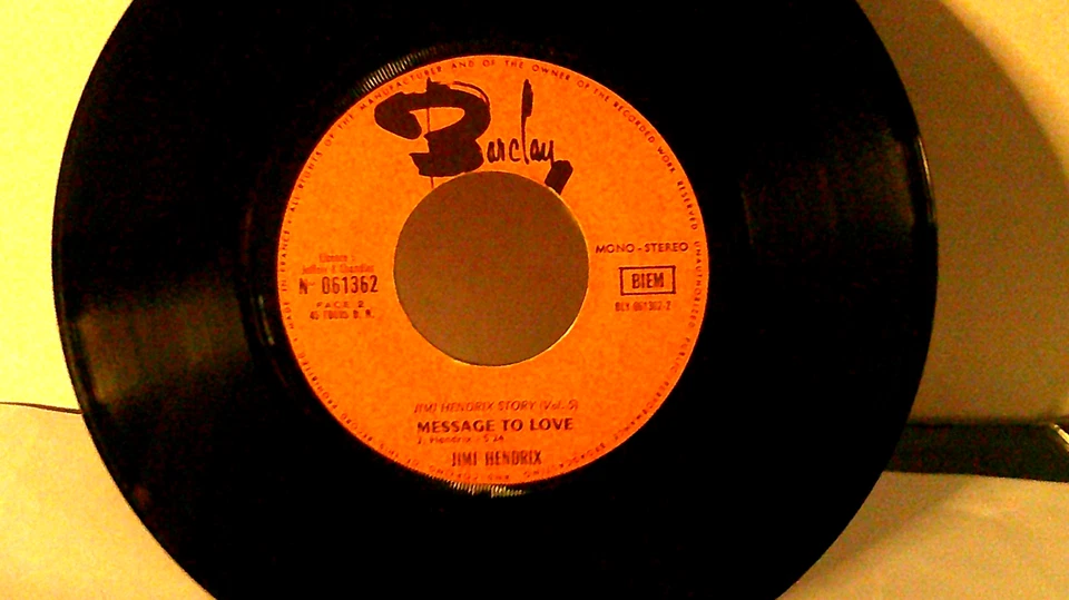 Jimmy Hendrix,Barclay,"Changes"France,7"45 w P/S,1972, Volume 5 in series,Mint- - Image 3 of 3