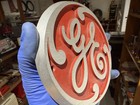 Vtg Antique GE General Electric Cast Aluminum Plaque Emblem  Nos Rare — photo 3