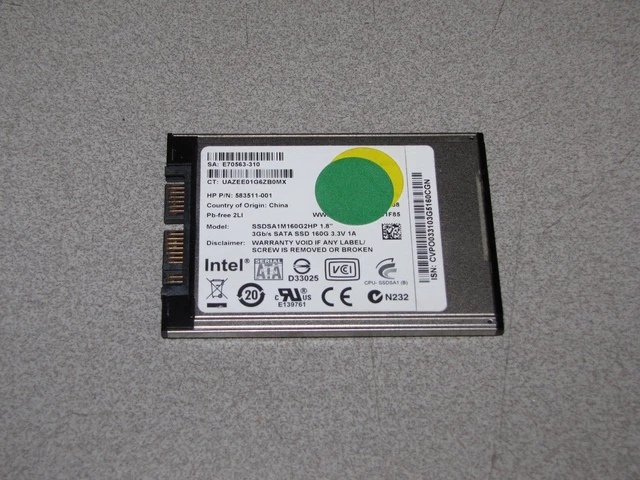 Intel Micro SATA Internal Hard Disk Drives