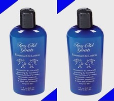 2 8oz TWO OLD GOATS Arthritis Fibromyalgia Essential Oil Lotion Pain Relief