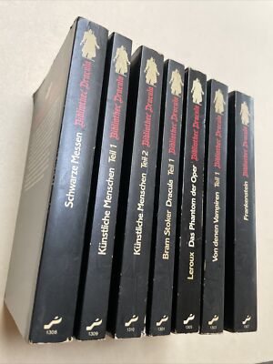 Bibliothek Dracula Vampir Horror Romane 7 Bd. Bibliothec Schwarze Messen