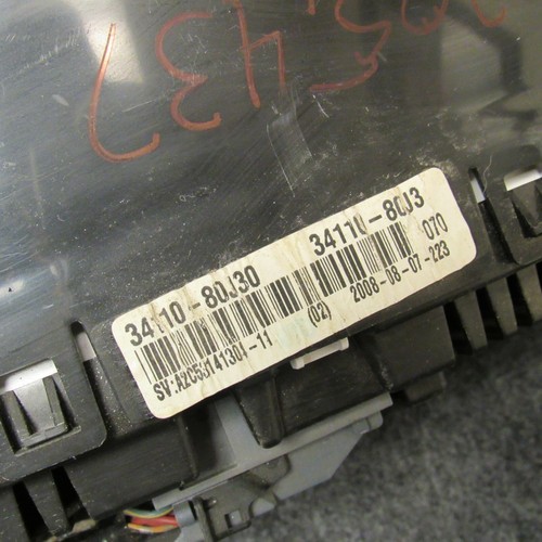 Suzuki SX4 2009 1,9 estándar instrumentos de cambio medidores Speedo fabricante de equipos originales 58279 - Imagen 5 de 6