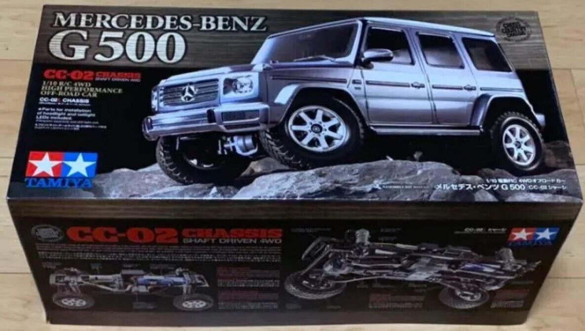 TAMIYA メルセデス・ベンツ G500 (CC-02) Tamiya 1/10 メルセデス・ベンツ G500！(CC-02シャーシ)[海外版