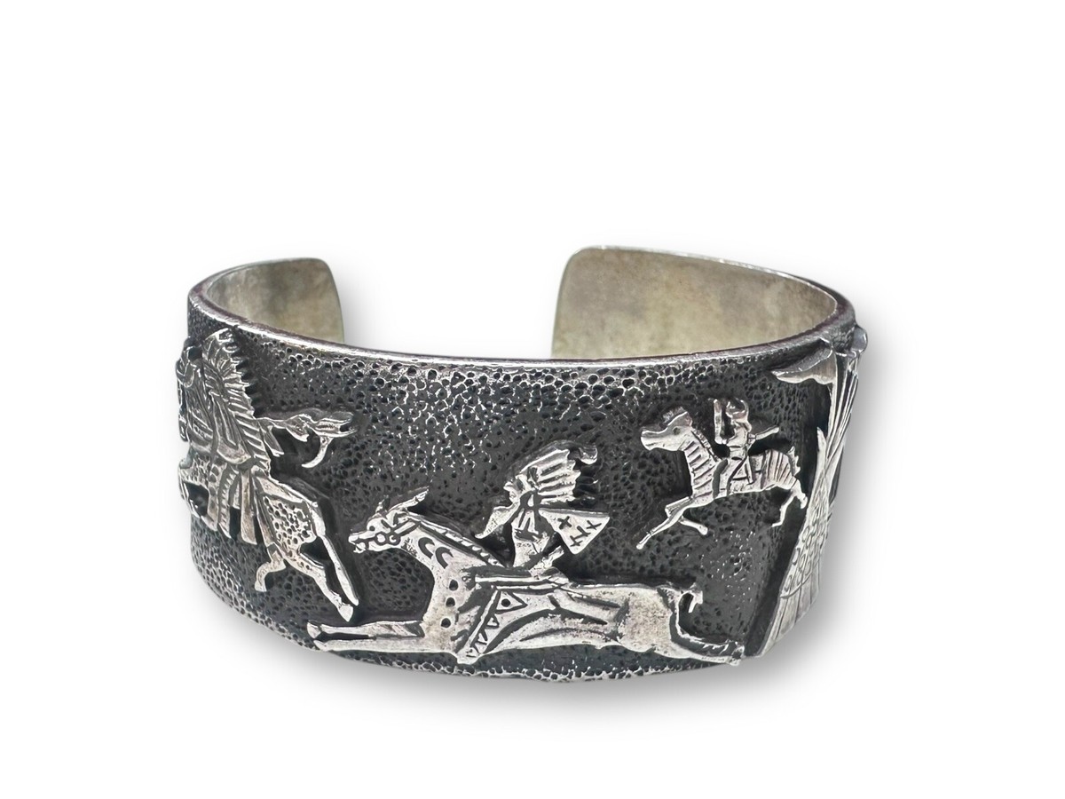 Vintage Native American Yaqui Danny Romero Sterling Silver