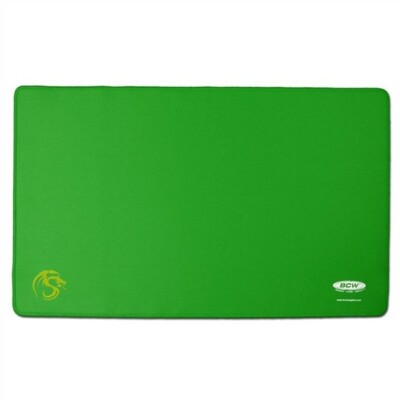 BCW Collectible Gaming Card Premium Green Playmat with Stitched Border 61x35cm