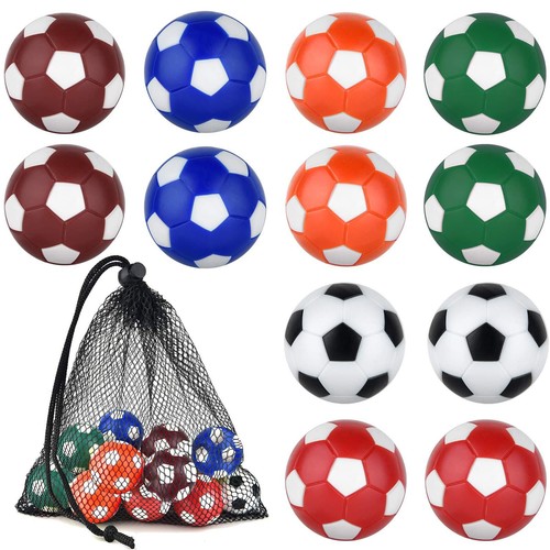 12 Pieces 32mm Foosball Balls Table Football Soccer Replacement Balls Multico... eBay