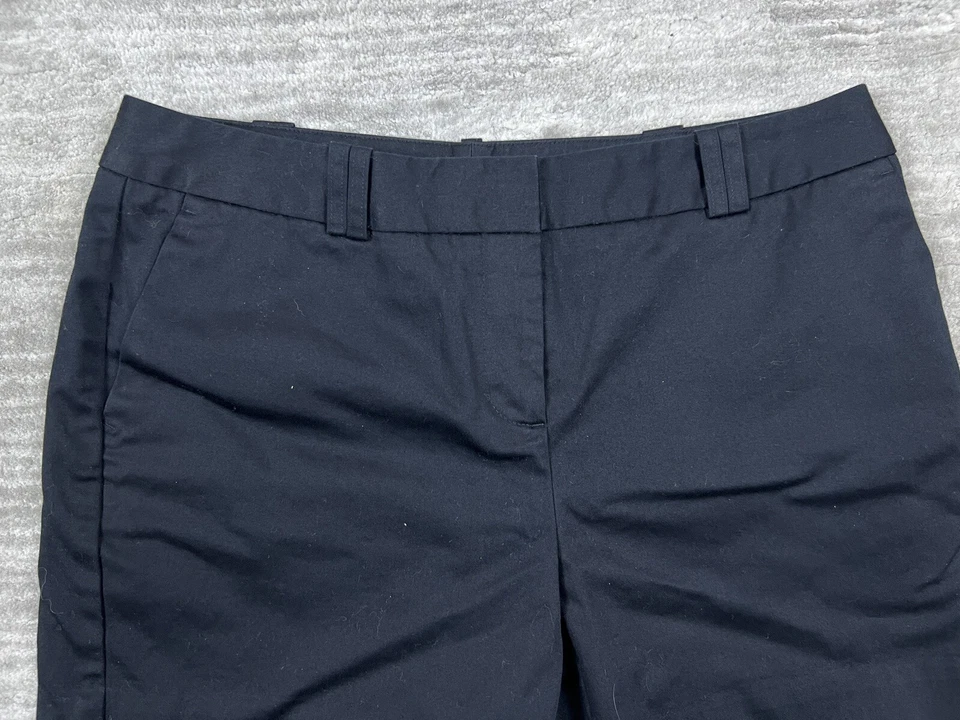 Worthington Shorts Womens 4 Black Cotton Blend Flat Front Modern Fit Chino - Image 2 of 4