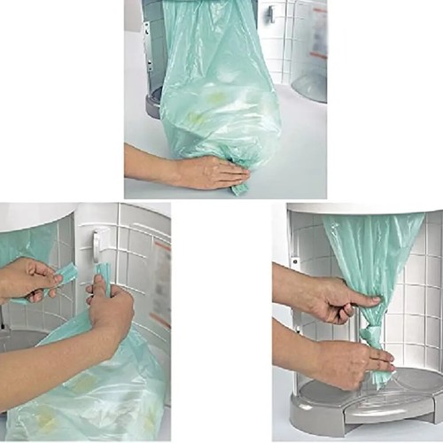 3Pcs Refill Baby Diaper Garbage Bags For 16L Trash Bucket Replacement Liners Bag - 第 13/16 張圖片