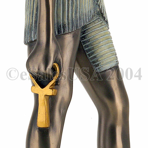 Statue d'Anubis Egypte chacal Anapa anput Kebeche fléau monde souterrain Nephthys Sirius - Photo 11/12