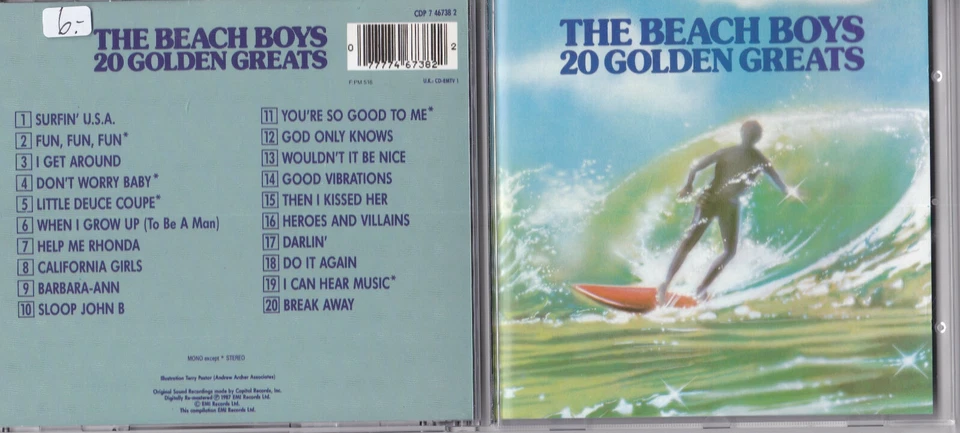 The Beach Boys ‎-20 Golden Greats- CD EMI - Bild 1 von 1