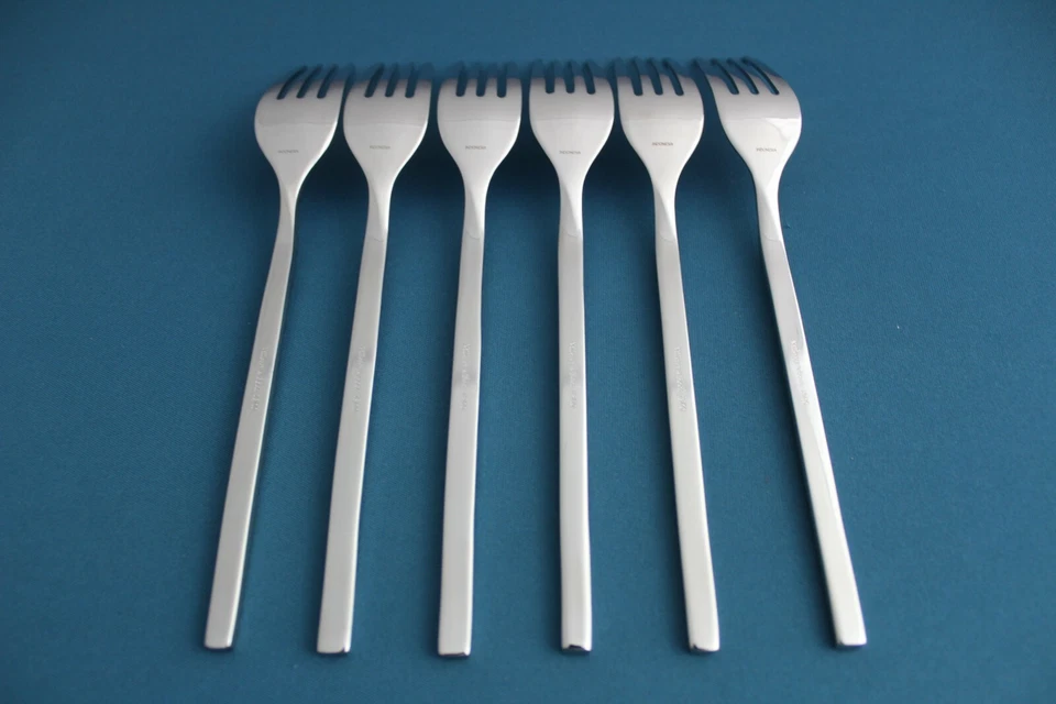 6 tenedores de cena Villeroy & Boch NEW WAVE 18/10 acero inoxidable Indonesia NUEVO 8" Foto 4 de 4