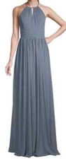 Wow New Tags Levkoff Slate blue gown size 8