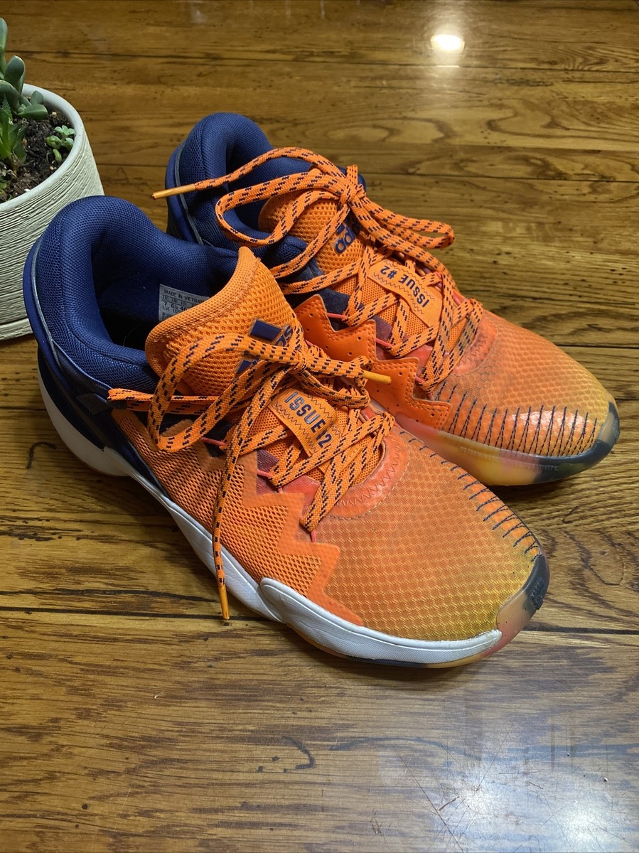 Adidas Issue #2 Donovan Mitchell Signal Orange Sneakers