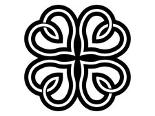 Clover Shamrock Luck Irish St Patricks Day Decal Sticker