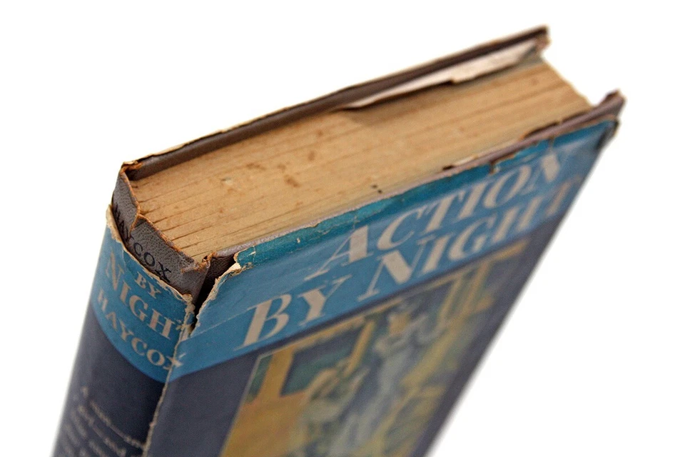 Vtg ('44) RARE Ernest Haycox "Action By Night" (3rd) Western Hardcover, Sun Dial - Image 4 of 4