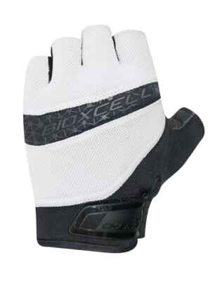 Chiba BioXCell Pro Fahrrad Handschuhe kurz weiß/schwarz 2023