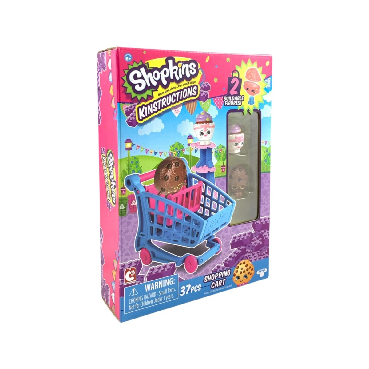 SHOPKINS BLUE SHOPPING CART BRAND NEW Patty Cake Candy