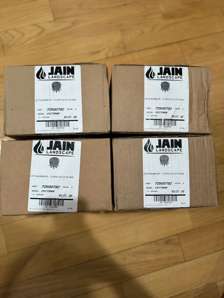 Octa-Bubbler 10 GPH Per Outlet by Jain Irrigation - Red High Flow Bubbler 30x - Image 2 of 2