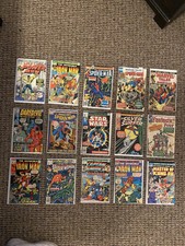 Vintage Marvel Comic-book Lot Of 15 Silver Ag...