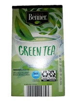 Benner Green Tea  20 bags  one box  B.B.2/9/2025 Net Wt 1.06oz
