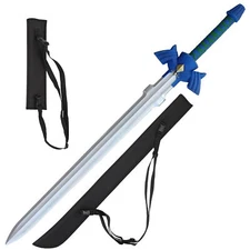 Skyward Fantasy Polyurethane Foam Gaming Sword with Silver Lacquer Finish