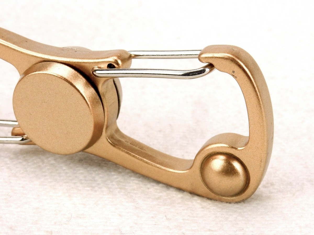 Carabiner Spinner, Double Clip Key Holder, Bottle Opener