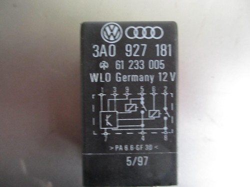 AUDI-VW ANLASS-RELAIS 3A0927181 RELAIS NUMMER 175