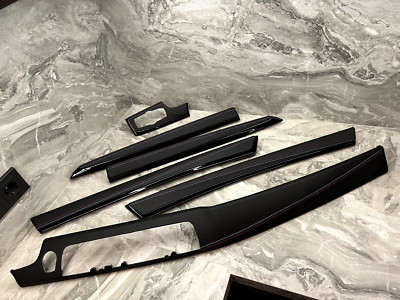 BMW F10 M5 CARBON LEATHER Interior Trim Kit set M STITCHES LHDVehicle Parts...