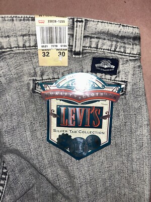 Vintage 1990's Levis 828 Silver Tab Pants, Deadstock NWT, Size
