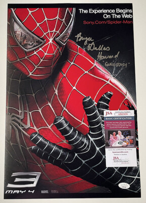 BRYCE DALLAS HOWARD signed 12X18 photo SPIDERMAN 3 POSTER JSA | eBay
