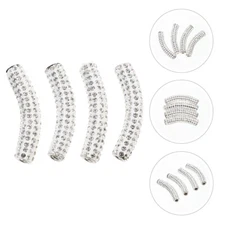 6pcs Shoelace Buckles Shoelace DIY Accessories Rhinestone Studded Buckles
