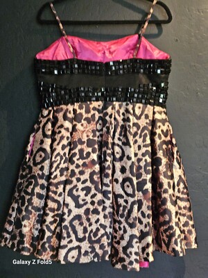 Dave & Johnny Print Dress For Wedding, Parties Size 13/14