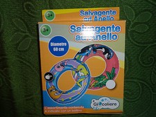 SALVAGENTE Bambino Bambina Bimbo Bimba Nuovo da Negozio - Ciambella - Ad Anello