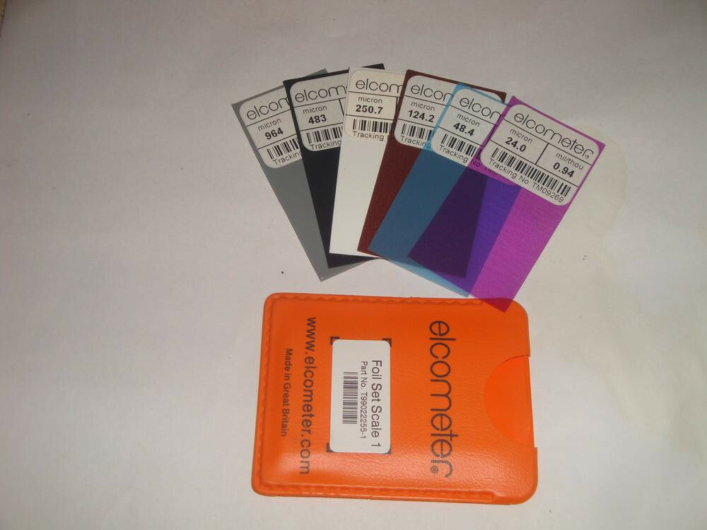 Elcometer 456 Calibration Foil Set Scale 1 (T99022255-1) (0.91 to 38.54