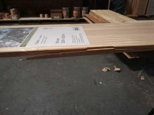 (1500€/m³+10€/St.Versand)Kiefer Leimholz Massivholz Leimholzplatten B-Sortierung - Bild 8 von 15