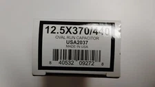 AmRad Oval Run Capacitor 12.5 MFD 370/440 VAC USA2037