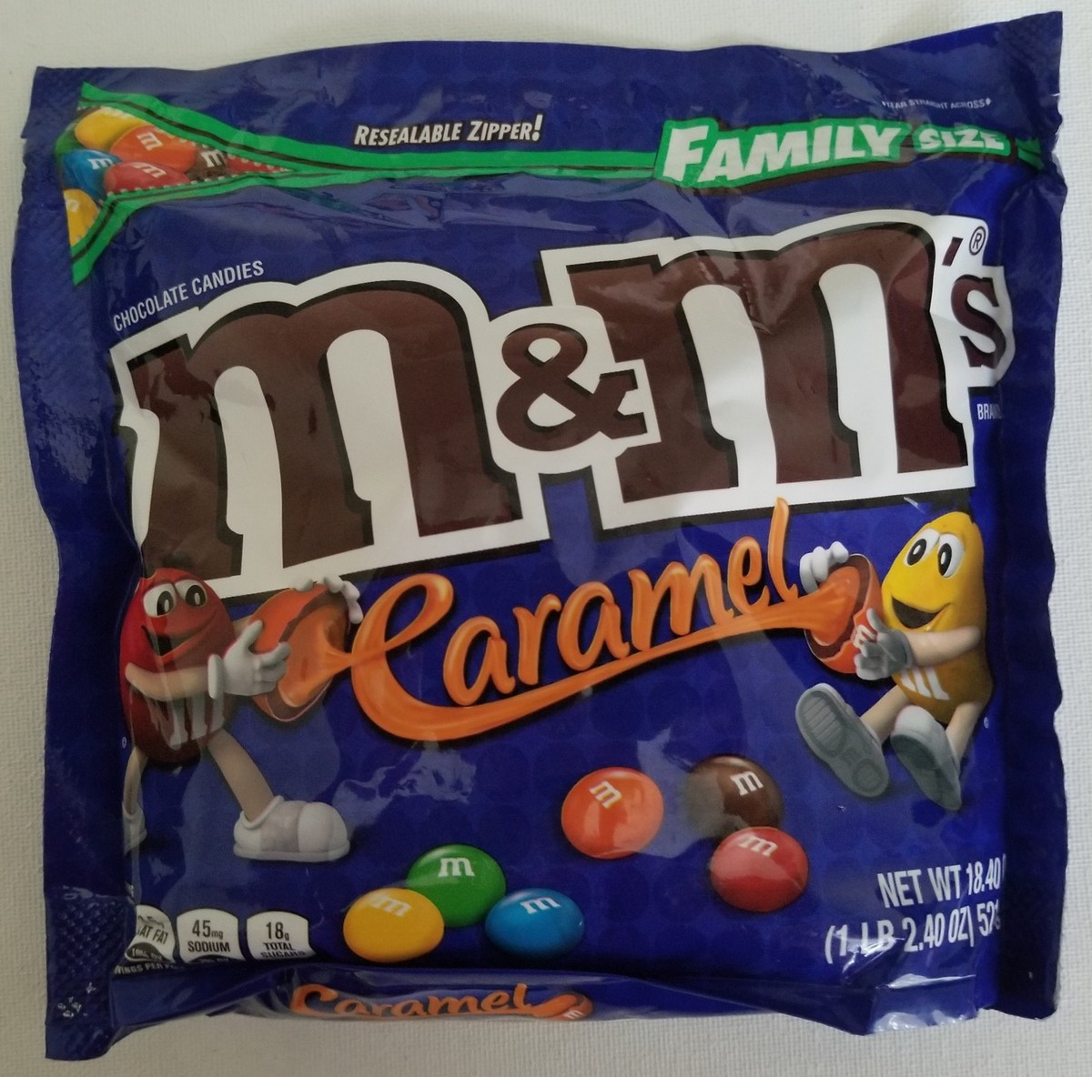NEW Sealed Caramel M&M's Family Size 18.40 oz Bag | eBay
