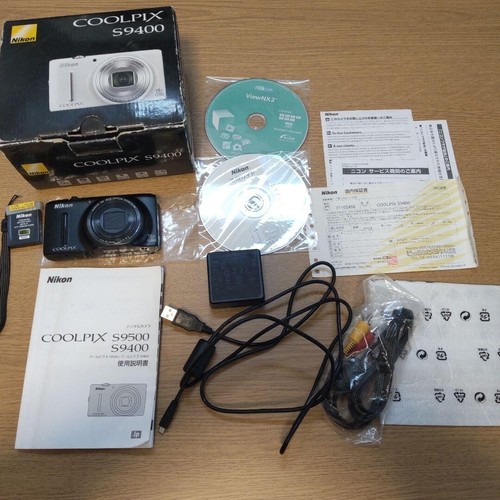 Nikon COOLPIX S9400 Black Digital Camera 18.1MP 18x Optical ZoomFrom JAPAN