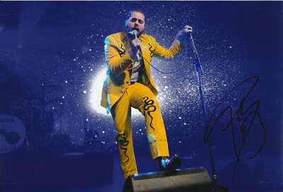 Signiertes POST MALONE 12''X8'' Foto Rockstar Stoney Original PROOF/COA