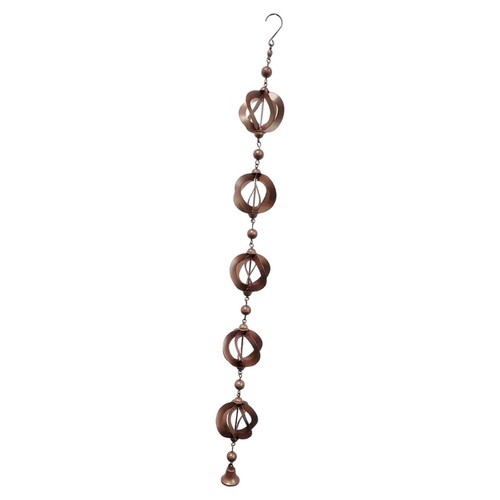 Chaîne De Pluie Décorative Pour Jardin, Forme Oiseau, 100 Cm, Acier Inoxydable Bronze