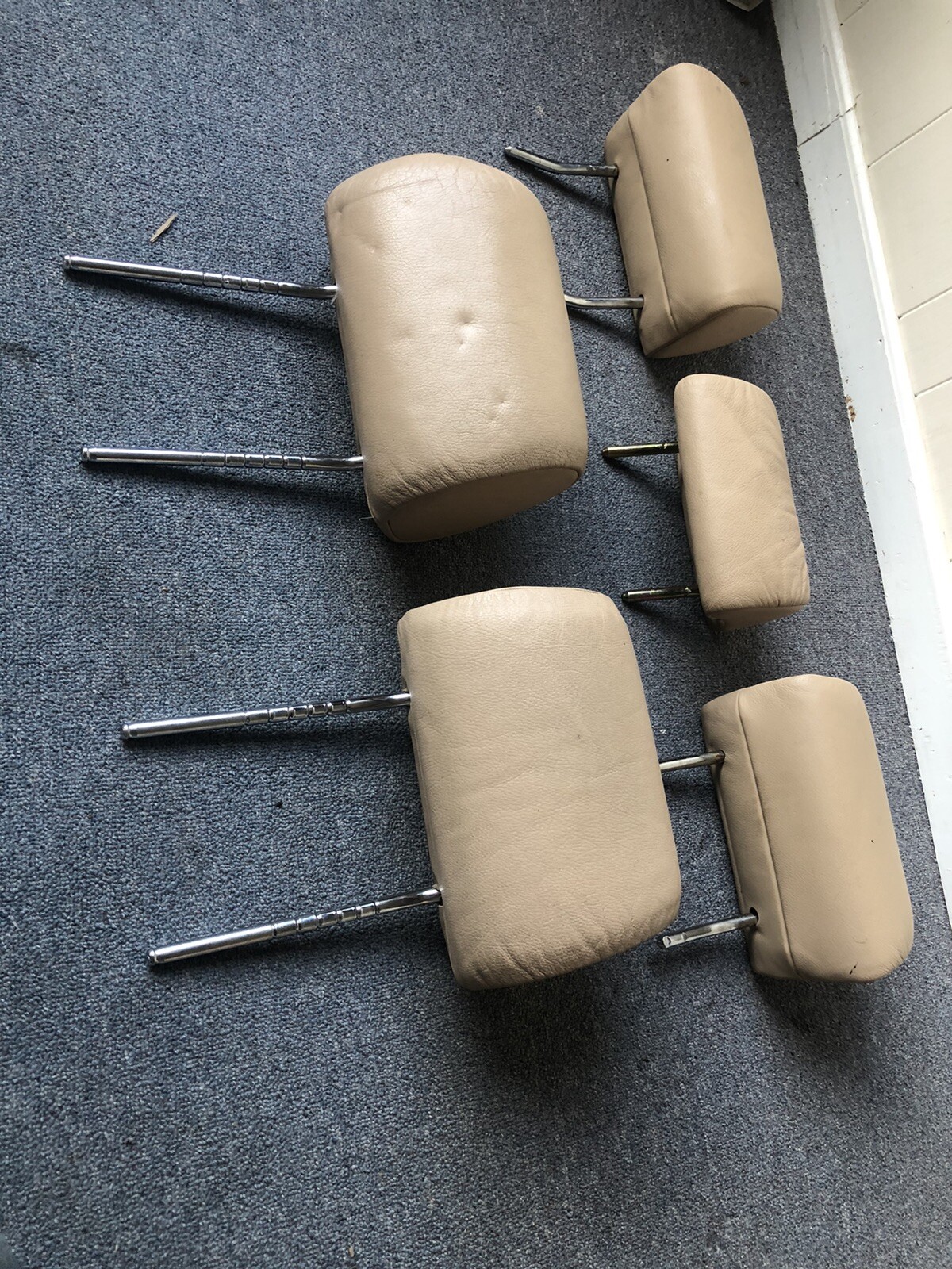 97-2003 BMW E39 SEAT HEADREST 540i 528i 530i 525i 525 528 530 Leather ...