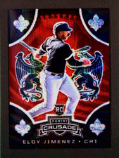 2019 Panini Chronicles Crusade Ruby Wave /199 Eloy Jimenez #2 Rookie RC