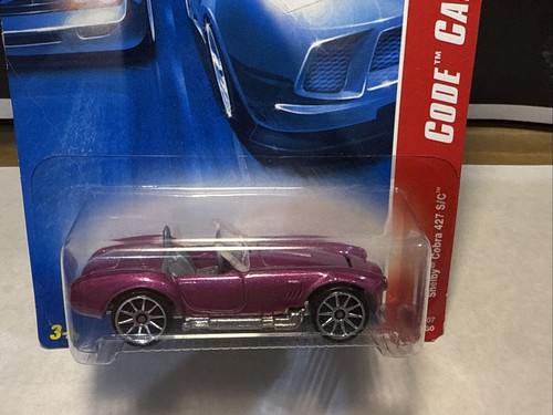 HOT WHEELS 1:64 SHELBY COBRA 427 S/C W-10 Spoke Wheels (LW) 13/24 097/180, K7648 - Picture 2 of 5